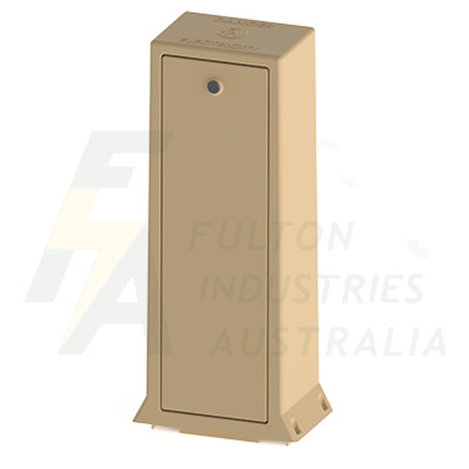 FPBNF2V2DB beige fibreglass pillar with 2 doorS